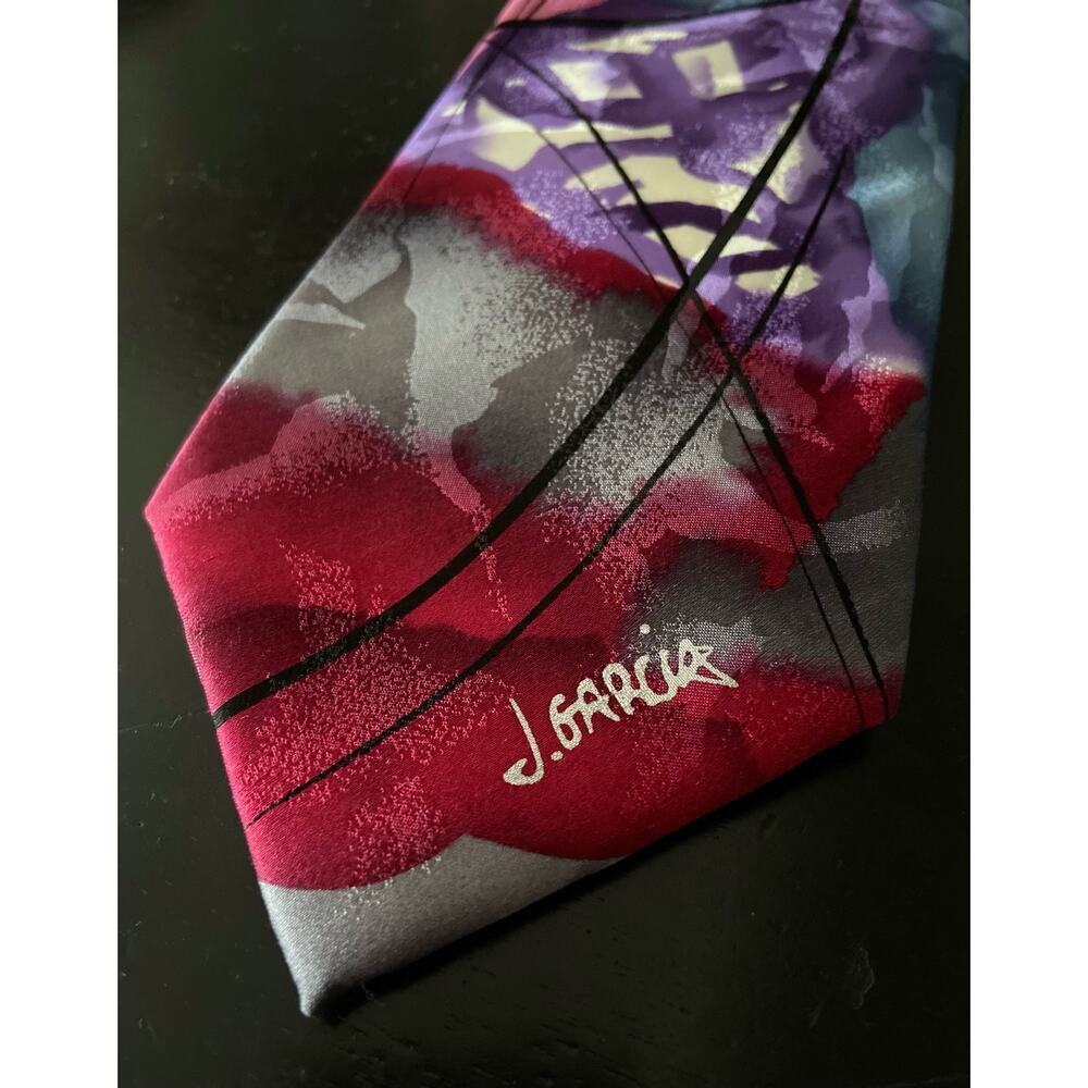 JERRY GARCIA 'Still Life' Limited Collection Artist Proof No.7 Silk Necktie